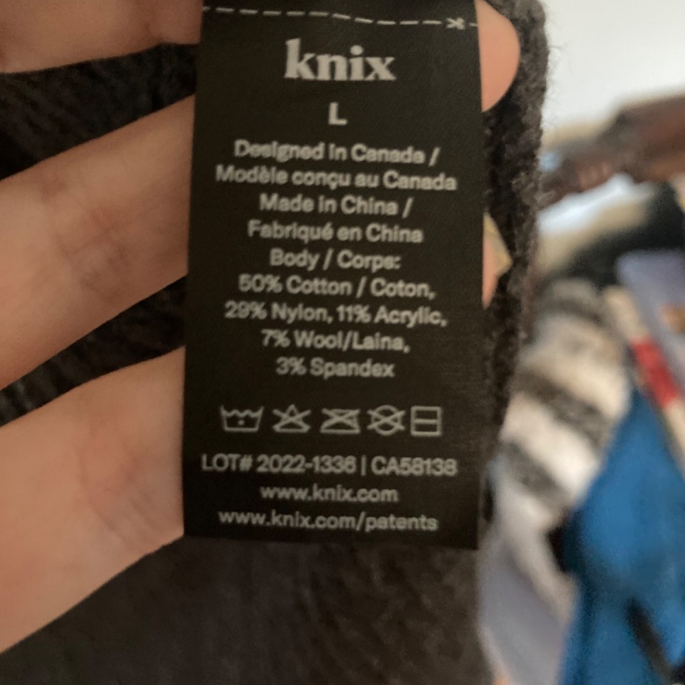Knix Gray Robe, L - Picture 3 of 3